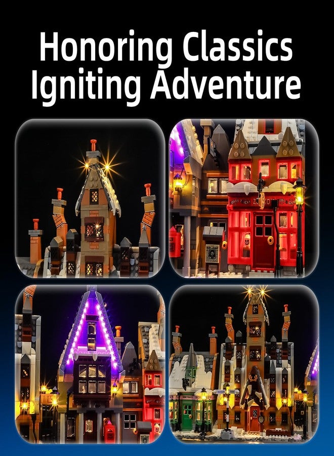 YEABRICKS LED Light for Lego-76457 Harry Potter Hogsmeade Village - Collectors' Edition Building Blocks Model (Building Set NOT Included) - Image 2